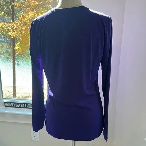 NIKE Dri-fit LSU Tigers LS Tee, Like New, Medium - Picture 4 of 5